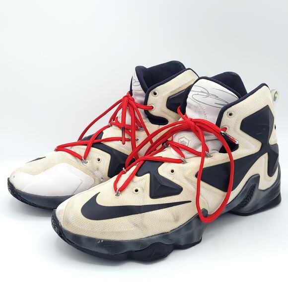Nike ID 836141-992  LeBron 13 white black red Men\'s Size 10.5 main image 7